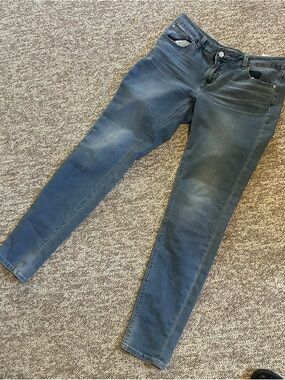 Slim Stretch Jeans in Washed Blue